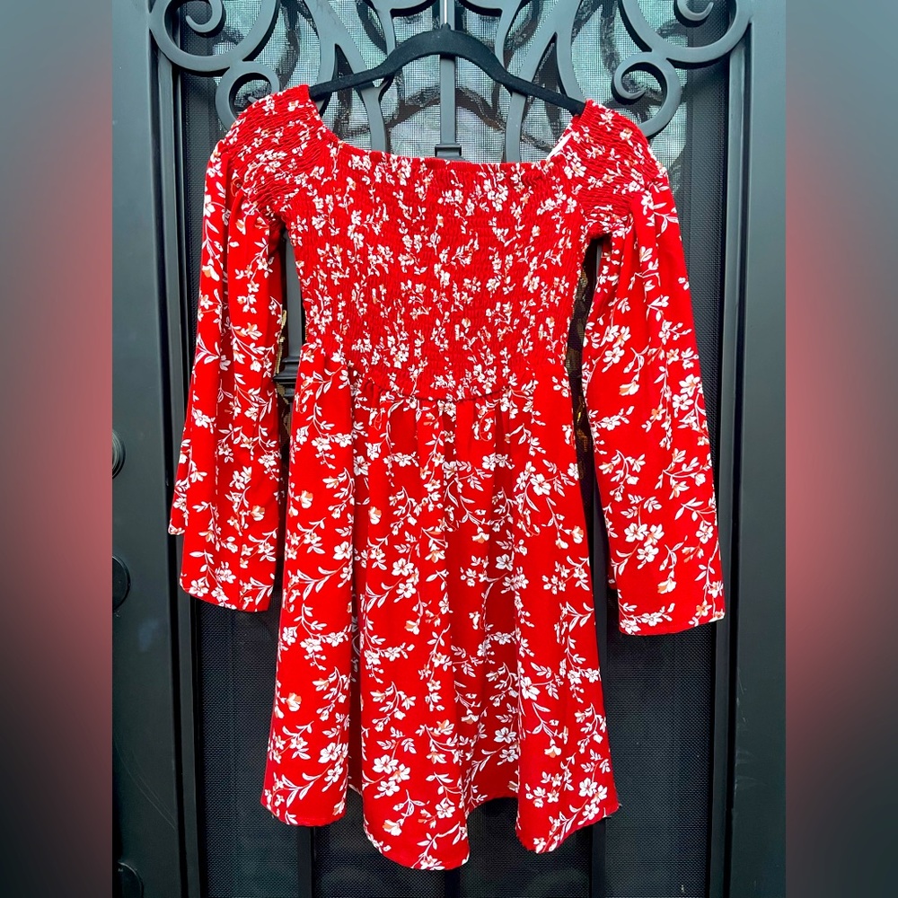 Shein small off the shoulder boho dress